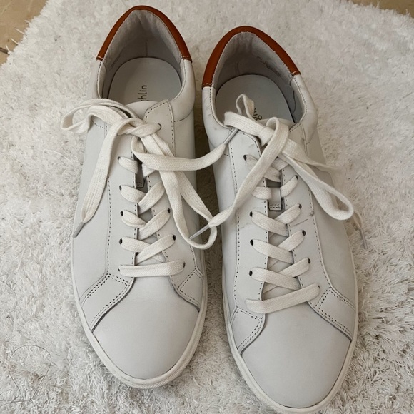 J. MCLAUGHLIN Angelique Leather White Sneakers Sz 8.5 - Picture 6 of 7